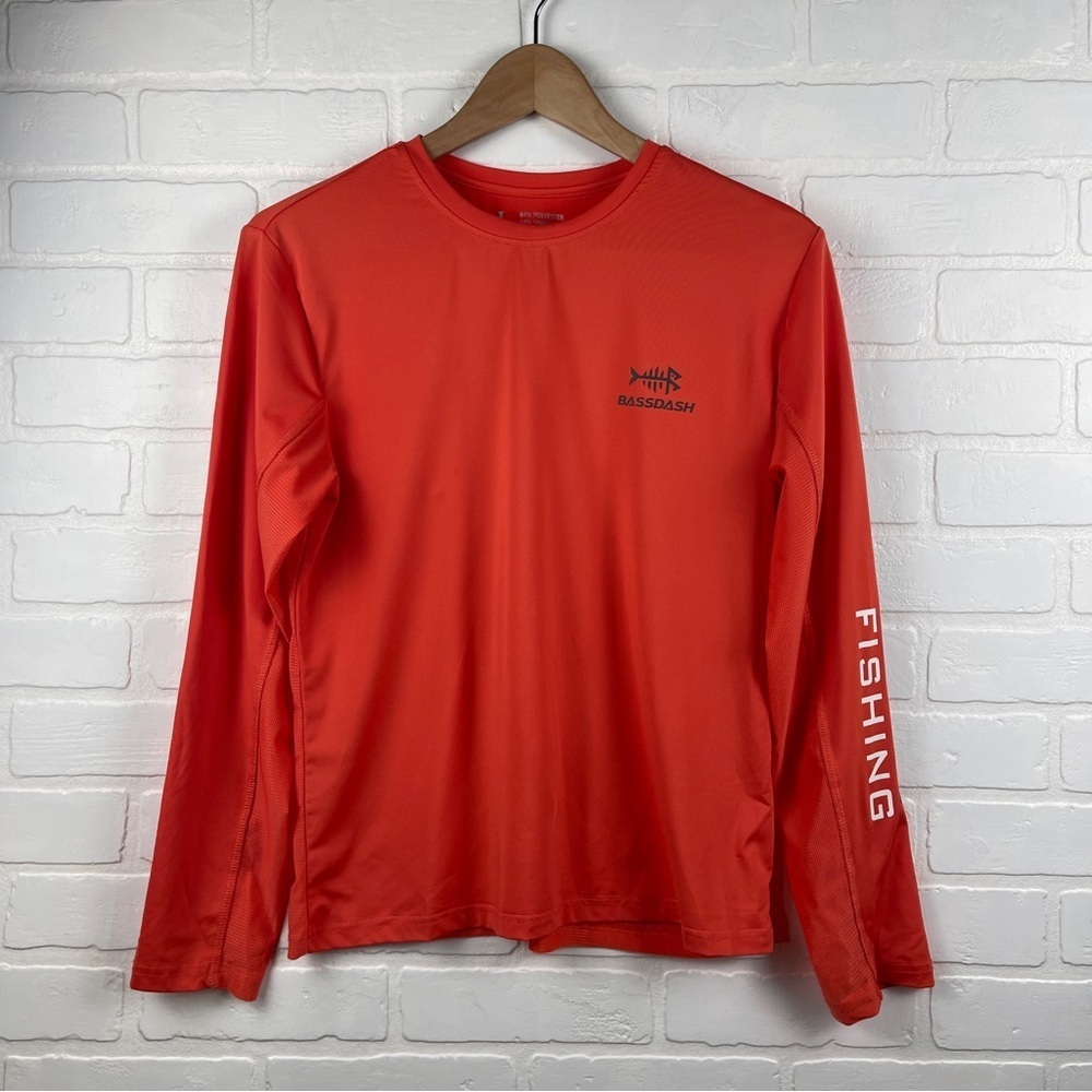 Bassdash kids fishing shirt upf long sleeve tee stretch outdoor
